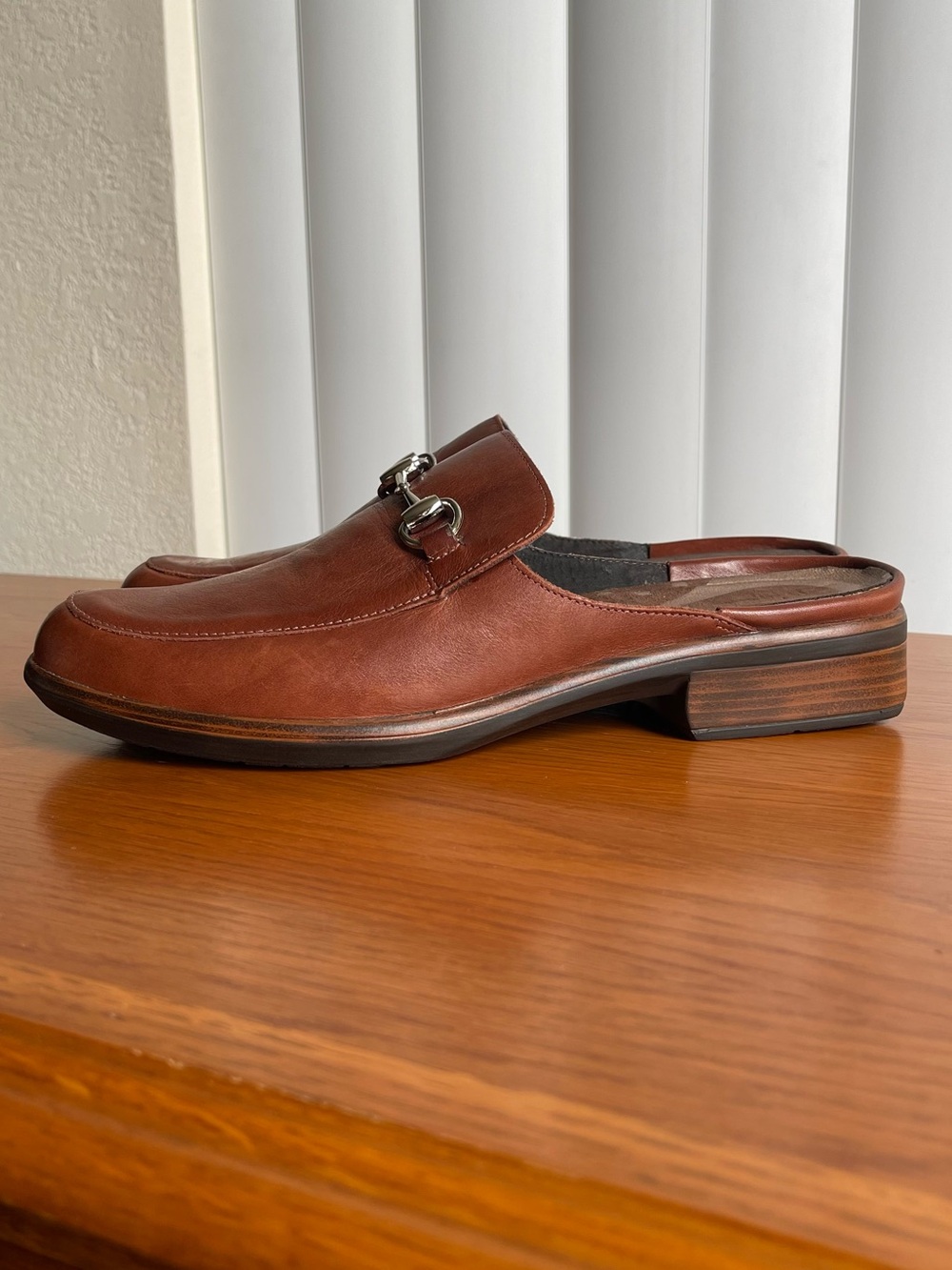 Naot Halny Mule Chestnut Brown Leather Size 41/10 - Picture 3 of 15